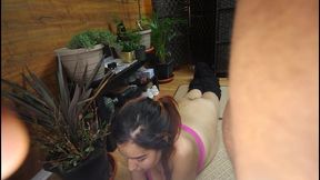 ndngirls #13 cree native american indian teen 18yo gets interracial big black cock workout from her personal trainer