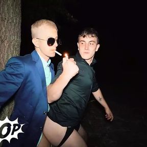 Horny Guy Jakob De Lung Gets Drilled In The Woods By Tom Bacan&#039;s Big Cock -TWINKPOP