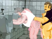 Cartoon Gaybear: Cruising En Aseos Publicos (capitulo2 parte3) "Joseph&Thomas"