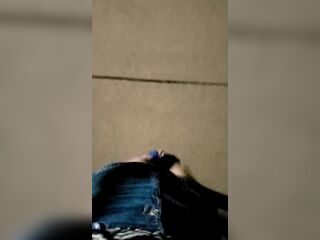 Crossdresser Latin babe goes for a late night walk