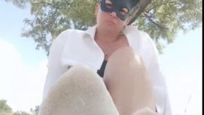Bow down to these juicy socks and legs