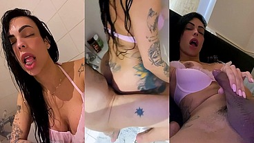 Exclusive For Subscribers - Yesterday I had a problem with the plumbing in my house and the technician came here to solve it... - Ts Vanessa Rafaella