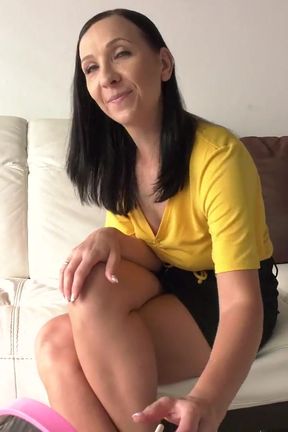 Milf rides a monster cock then sucks it to a mouth cumshot