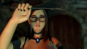 Wizard's Spell Brings Life to a Futanari with a Huge Dick