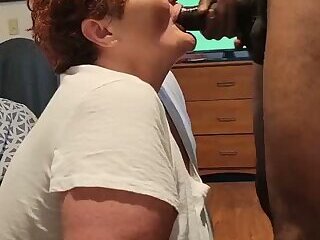 Another gummy blowjob with granny V