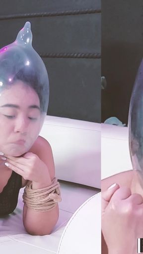 Condom Breath Yoga Cobra Moni Lee Training Silly Face