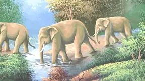 Horny babysitter gets fucked by 3 horny guys