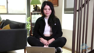 Porn Star Yhivi Watches Her Own Porn