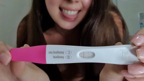 Peeing in a cup then taking a pregnancy test