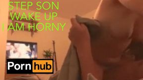 milf wakes up boyfriend, rides him, gets fucked, then leaves his room