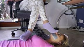 Helena Under Desk Of Boss Weronika - Violet Socks - Part 1 - HD 2560x1440