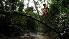 Nude Walk In The Forest