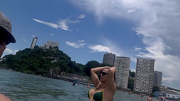 Trouxe Shakira pras Praias de Santos e Fodemos no Meu Sofá do Amor - Parte 3