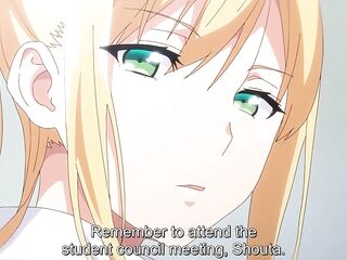 Anime step sister with anal beads get drilled