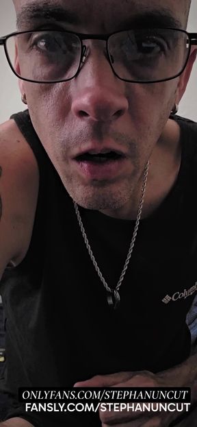 Intense Cock Stroking Session - Big Load Finish