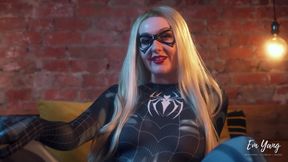 Black Cat Cosplay Solo Fuck & Tease
