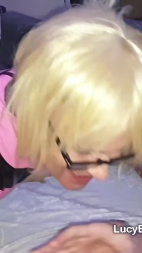 Epic moment from "Blonde sissy Charlotte getting fucked by big cock DILF Mike"