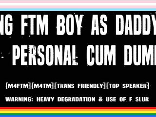 DAD&#039;S BACK - Dad Uses Ready FTM Trans Hunk As Personal Cum Dump