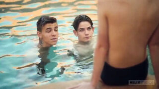 Pipe, pipes, bareback, gangbang, éjaculation – gays à grosse bite baisent anale