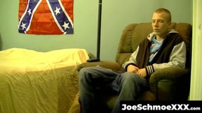 JoeSchmoeXXX.com - Young American strokes his dick till cum explosion