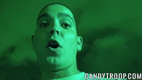 Military men having ass pounding foursome orgy