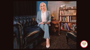 Corporate Cougar Spanks Her Employee For Office Morale Boosting Activity (1080 HD)