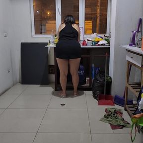I Record My Stepmother While She's Cleaning the House