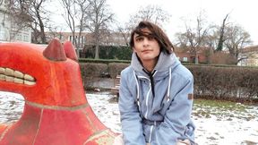 Pretty Boy's Long Hair Flows as He Gets Smashed – POV Czech Hunter