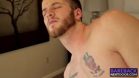 Quentin Gainz having his first bareback