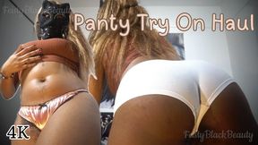 Panty Try On Haul 4K
