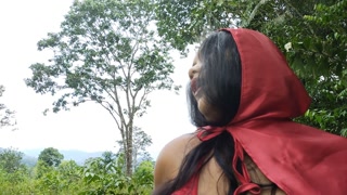 Wild fuck Arazá on the way to her grandmother's