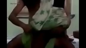 Desi with her saree lifted up and riding session video clip