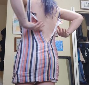 all my dresses try on