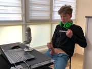 Young Streamer on Twitch jerking off after stream /Big Dick / Monster cock