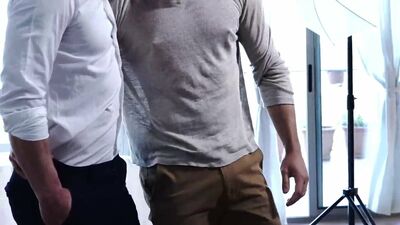 Ruslan Angelo and his buddies are enjoying in hot gay 4some