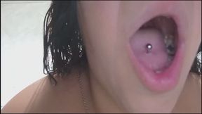 Close-ups of teeth, bad breath, uvula, and brushing