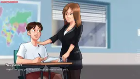 Hot Slut Jenny Loves Getting Naked For Her Lucky Pervert Roommate - Summertime Saga 10 3D Porn Game