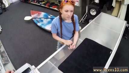 Teen takes cumshot to face Up  creek without a paddle