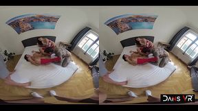 Serina Gomez &amp_ Katarina Rina Vr Part Three &ndash_ Behind The Scenes &ndash_ Bubble Butt Cheerleaders Orgy W Old Frat Bros