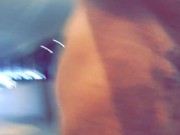 Walking naked in a mall