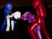 Among Us - Foursome BDSM Anal Doggy (Futa, Japanese)