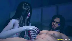 Vellas Spooky Tryst: Ghostly Seduction Haunts Her Halloween Night in 3D