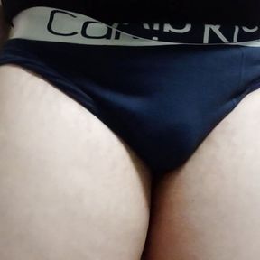 Gorgeous transgender in panties