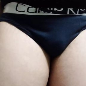 Gorgeous transgender in panties