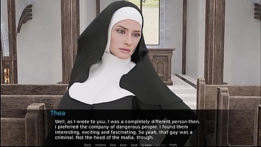 Johannesgaming - update #125 - Futa Dating Simulator 14 Thea the Nun had a rough past - Jul 09, 2024