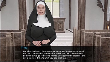 Johannesgaming - update #125 - Futa Dating Simulator 14 Thea the Nun had a rough past - Jul 09, 2024