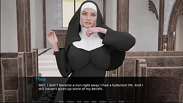 Johannesgaming - update #125 - Futa Dating Simulator 14 Thea the Nun had a rough past - Jul 09, 2024