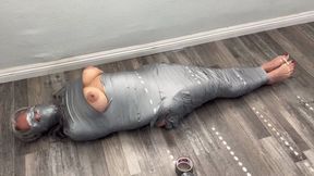 Mummified and Thoroughly Gagged in the Empty House, Part 5 -avi