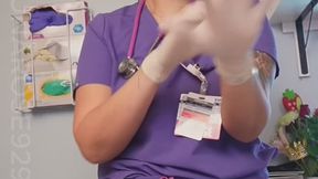 POV Nurse Luna performs a physical exam and then helps you collect a sperm sample and of course I have to be a little naughty
