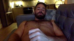 American Performer Strokes Cock and Cums